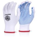 Beeswift Tronix Blue Dot Gloves - Pack of 10 - Safety Gloves | Xcel UK