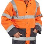 Beeswift Hi-Vis Two-Tone Traffic Jacket - High Visibility Jackets | Xcel UK