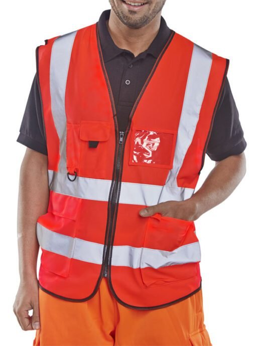 Beeswift Hi-vis Executive Id Vest
