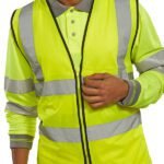 Beeswift Hi-vis Vest Zip Fastened - High Visibility Waistcoats/Vests | Xcel UK