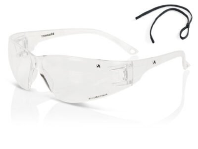 Beeswift Performance Lens Wraparound Safety Glasses - Head&Face Eye Protection | Xcel UK