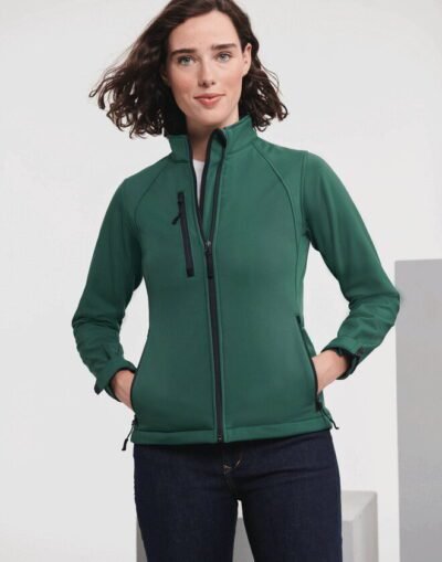 Russell Athletic LADIES SOFTSHELL JACKET — Custom Embroidery Available