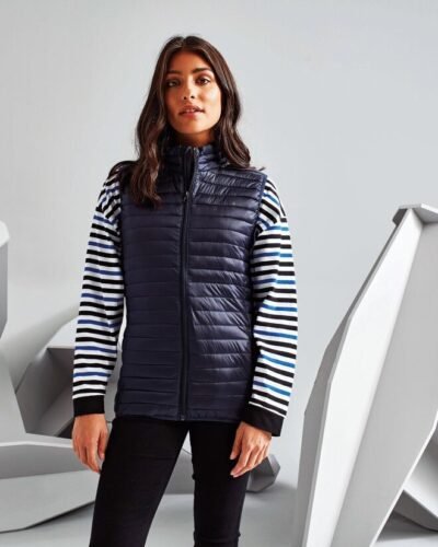 2786 TS019F Ladies Tribe Finline Padded Gilet