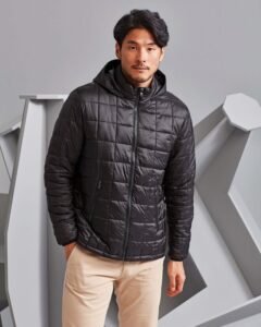 2786 TS025 Box Quilt Hooded Jacket
