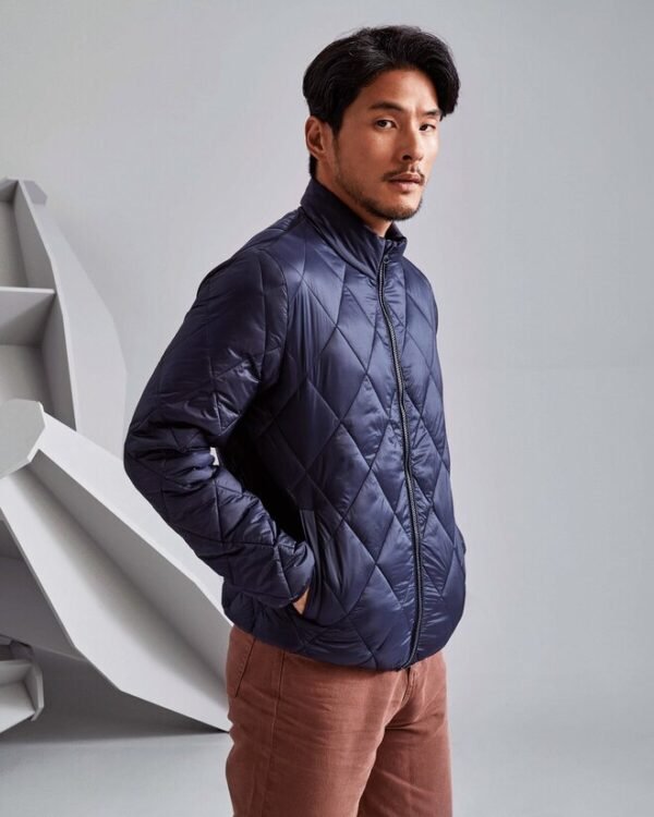 2786 TS032 Diamond Pane Padded Jacket