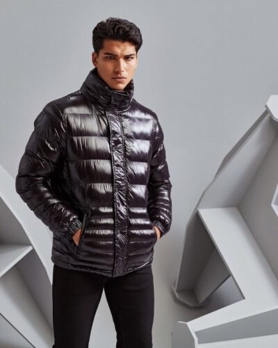 2786 TS034 Sloper Shiny Padded Jacket