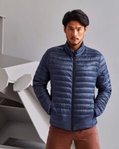 2786 TS037 Melange Padded Jacket