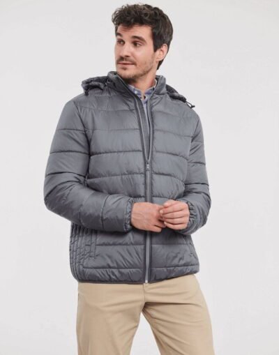 Russell Athletic MENS HOODED NANO JACKET — Custom Embroidery Available