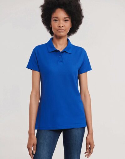 Russell Athletic LADIES CLASSIC POLYCOTTON POLO — Custom Embroidery Available