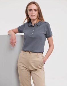 Russell Athletic LADIES FITTED STRETCH POLO