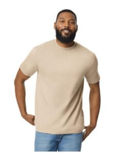 Gildan 65ENLB0 Softstyle Midweight Adult No Label Enzyme Wash T-Shirt