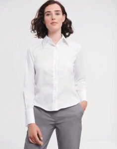 Russell Athletic LADIES LONG SLEEVE ULTIMATE NON-IRON SHIRT