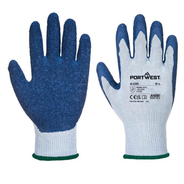 Portwest Grip 10 Latex Glove — Custom Embroidery Available