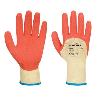 Portwest Grip 10 Latex 3/4 Dipped Glove — Custom Embroidery Available