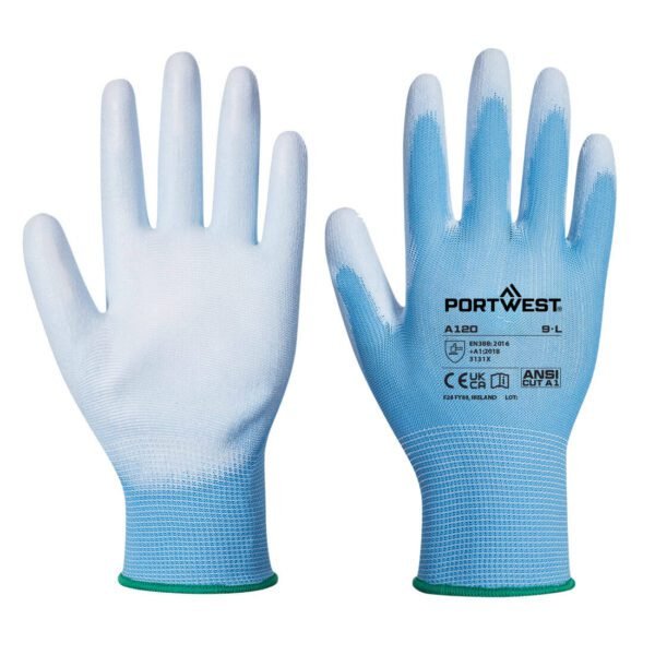 Portwest Grip 13 PU Palm Glove — Custom Embroidery Available