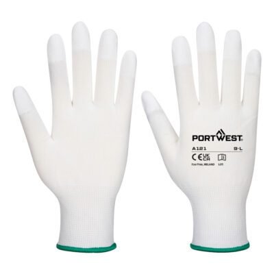 Portwest Grip 13 PU Fingertip Glove — Custom Embroidery Available