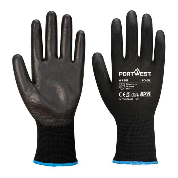 Portwest Grip 13 PU Touchscreen Glove — Custom Embroidery Available