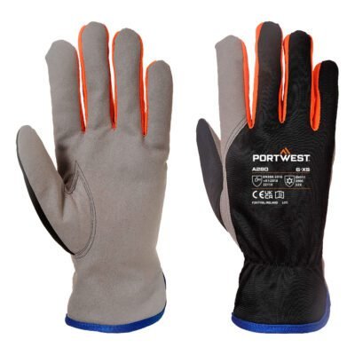 Portwest Cold 240 Synthetic Leather Mechanical Glove — Custom Embroidery Available