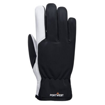 Portwest Mechanic 120 Leather Palm Lined Glove — Custom Embroidery Available