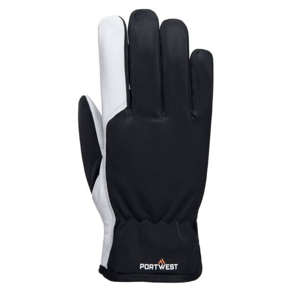 Portwest Mechanic 120 Leather Palm Lined Glove — Custom Embroidery Available