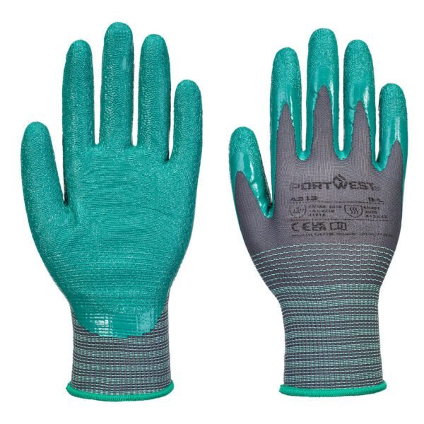 Portwest Grip 15 Nitrile Crinkle Glove (Pk12) — Custom Embroidery Available