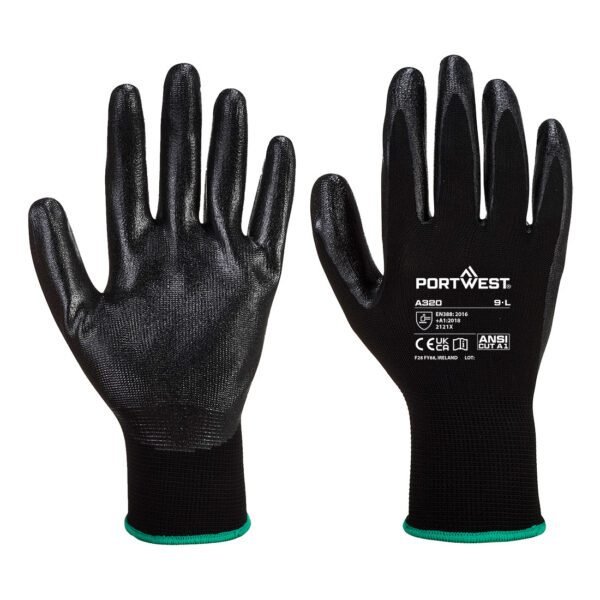 Portwest Grip 13 Nitrile Foam Glove — Custom Embroidery Available