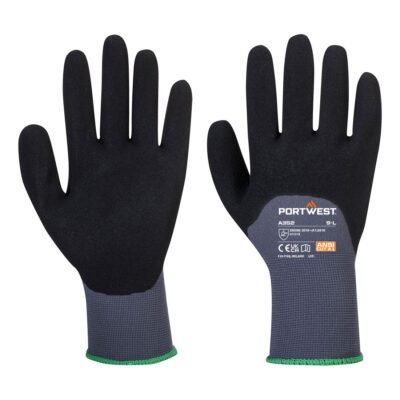 Portwest Grip 15 Nitrile Sandy 3/4 Palm Glove — Custom Embroidery Available