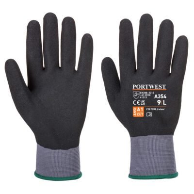 Portwest DermiFlex Ultra Pro Glove - Nitrile Sandy — Custom Embroidery Available