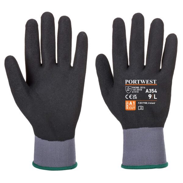 Portwest DermiFlex Ultra Pro Glove - Nitrile Sandy — Custom Embroidery Available