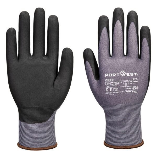 Portwest ESD 15 Nitrile Essential Glove (Pk12) — Custom Embroidery Available