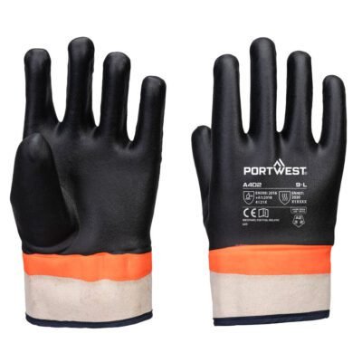 Portwest Grip PVC Sandy Double Dipped Glove — Custom Embroidery Available