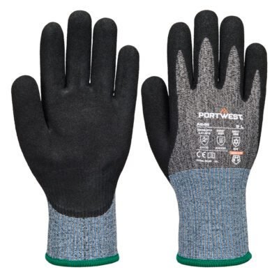 Portwest Cold D13 Nitrile Viz-Tex Cut Glove — Custom Embroidery Available