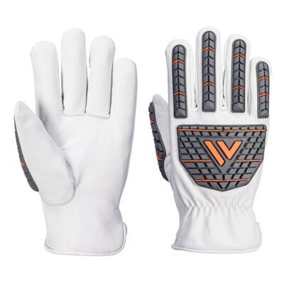 Portwest Impact 110 Cow Leather Glove — Custom Embroidery Available