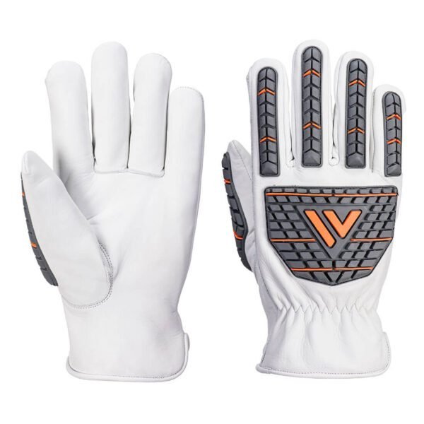 Portwest Impact 110 Cow Leather Glove — Custom Embroidery Available