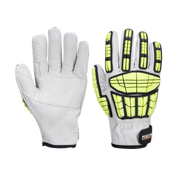 Portwest Impact F135 Cow Leather Lined Glove — Custom Embroidery Available