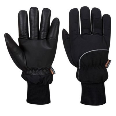 Portwest Cold 500 Leather Waterproof Mechanical Glove — Custom Embroidery Available