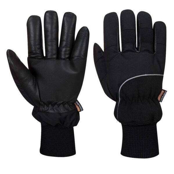 Portwest Cold 500 Leather Waterproof Mechanical Glove — Custom Embroidery Available