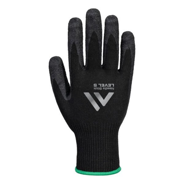 Portwest Needle Resistant  F10 Latex Crinkle Glove — Custom Embroidery Available