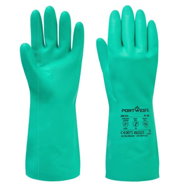Portwest Chem 320 Nitrile Gauntlet — Custom Embroidery Available