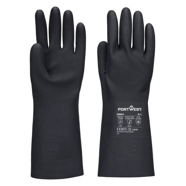 Portwest Chem 350 Butyl Gauntlet — Custom Embroidery Available