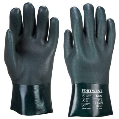 Portwest Chem 270 PVC Double Dipped Gauntlet — Custom Embroidery Available