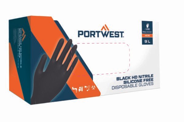 Portwest Disp 7 mil Disposable Glove (Pk100) — Custom Embroidery Available