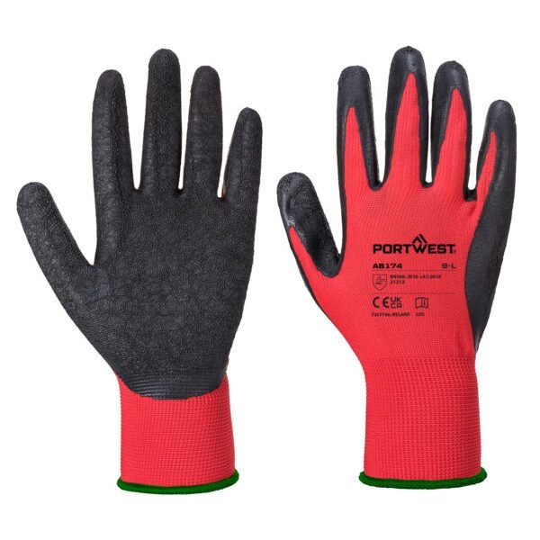 Portwest Grip 13 Latex Crinkle Essential Multipack (Pk12) — Custom Embroidery Available