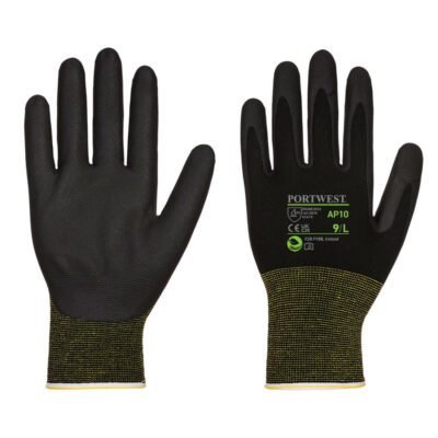 Portwest Grip 15 Foam Nitrile Bamboo Glove (Pk12) — Custom Embroidery Available
