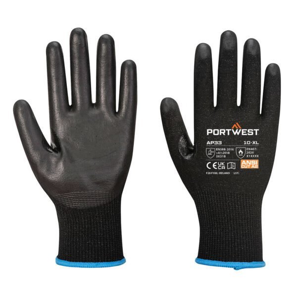 Portwest LR15 PU Touchscreen Glove (Pk12) — Custom Embroidery Available
