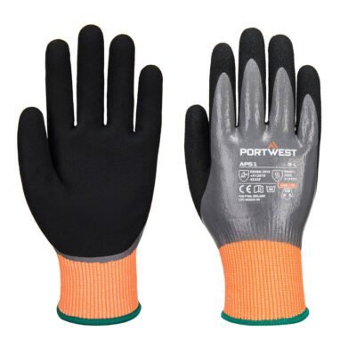 Portwest Cut F15 Nitrile Aqua Glove — Custom Embroidery Available