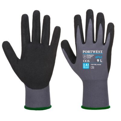 Portwest Grip 15 Nitrile Sandy Aqua Glove — Custom Embroidery Available