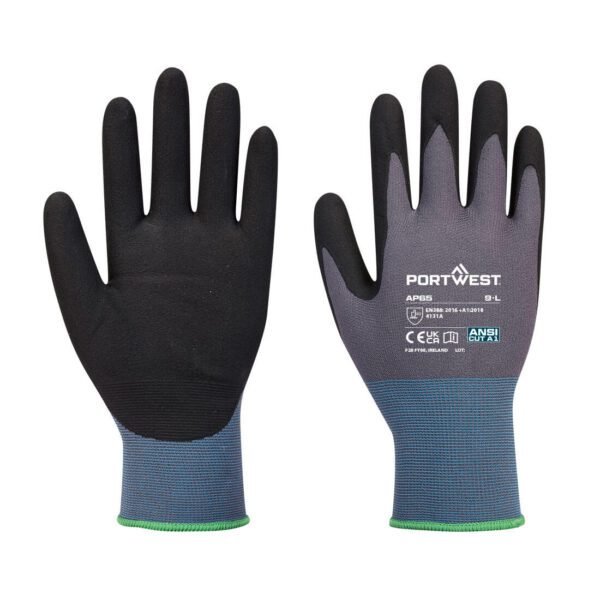 Portwest Grip 15 Nitrile Foam Texpel Glove — Custom Embroidery Available
