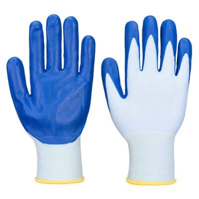 Portwest FD Grip 15 Nitrile Glove — Custom Embroidery Available