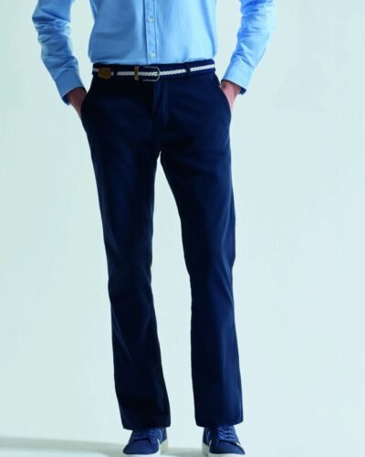 Asquith and Fox MENS COTTON CHINOS — Custom Embroidery Available